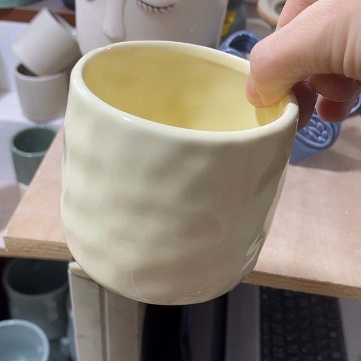 陶摆件陶盆有孔 瑕疵介意勿拍