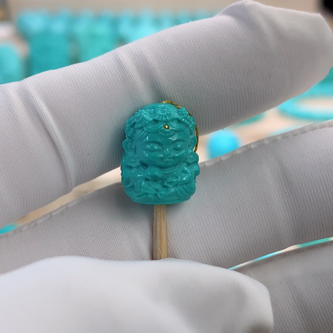 绿松石挂件未镶嵌