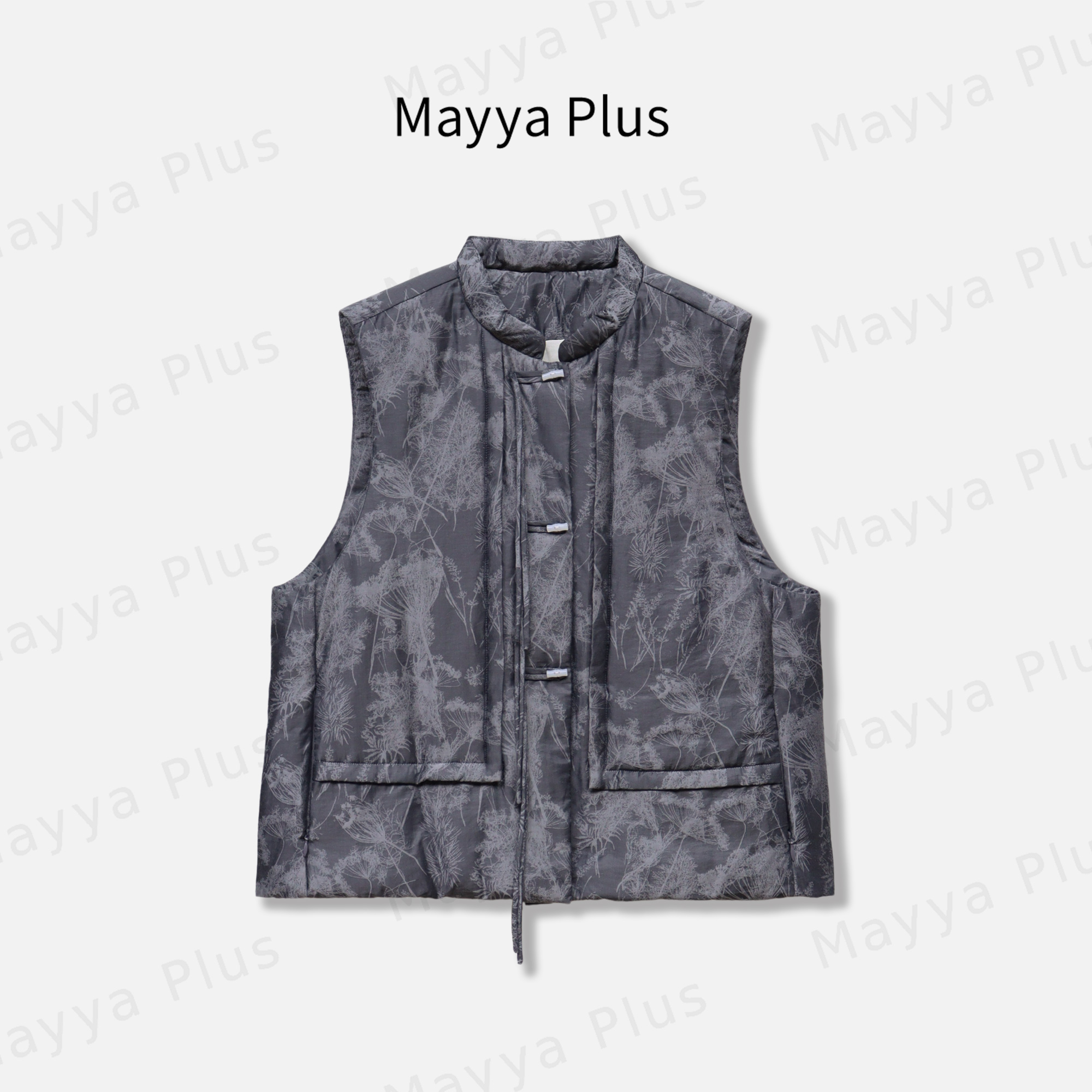 【暖鹅马夹】Mayya Plus麦芽定制轻奢气质欧若风羽绒马夹52546039