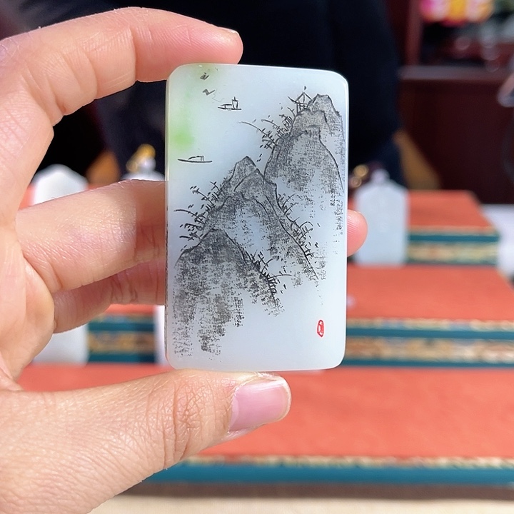 和田玉吊坠未镶嵌