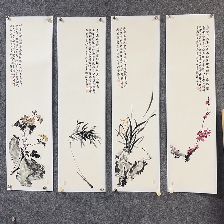 国画闲堂春民国画