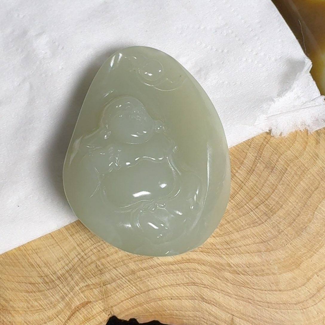 和田玉（糖玉）颈饰未镶嵌