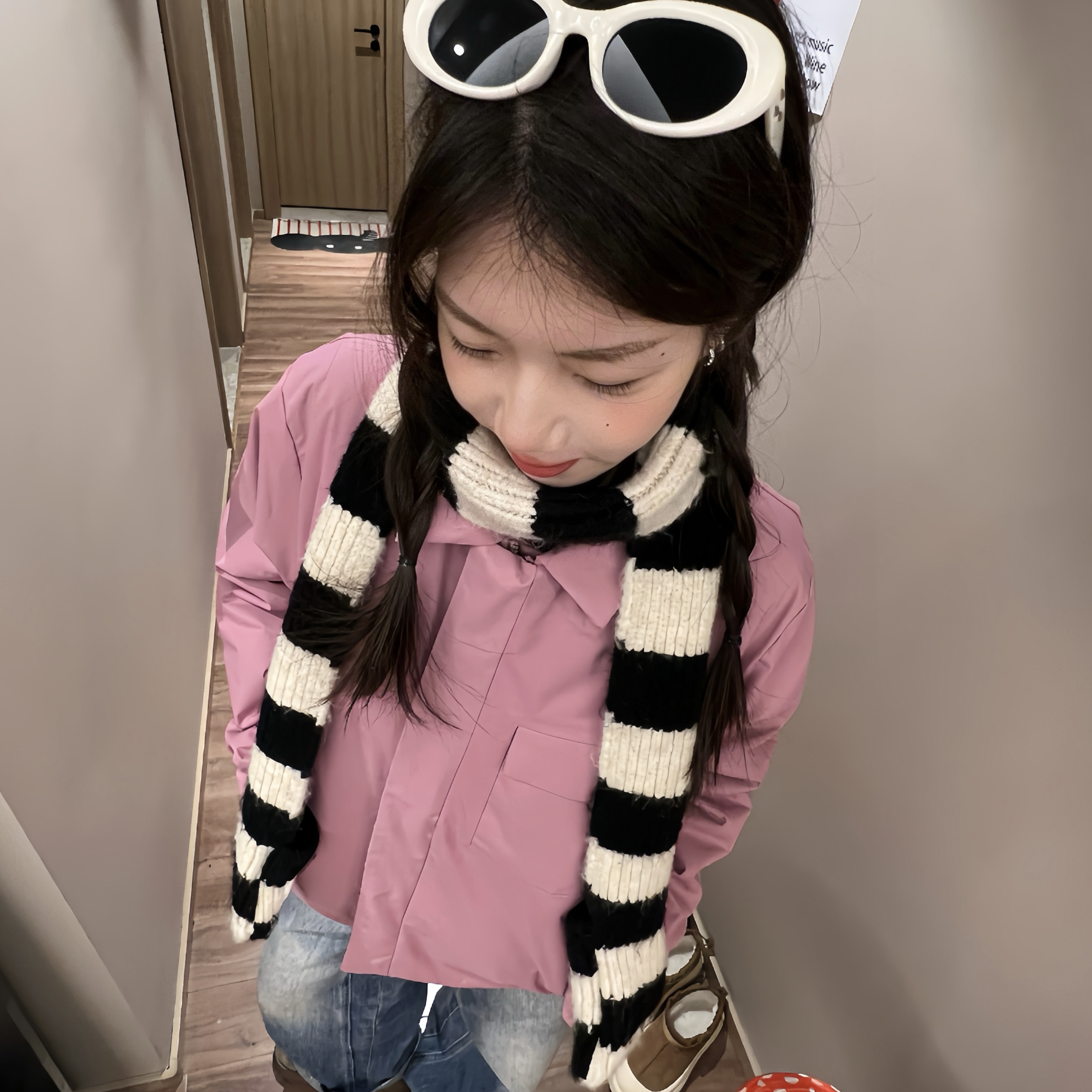 MIN SAN JIN秋冬高段位/男女款商务休闲翻领棉服外套RR-031CS