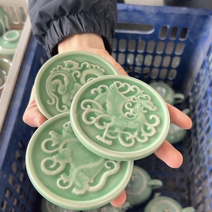 小米茶器龙泉青瓷