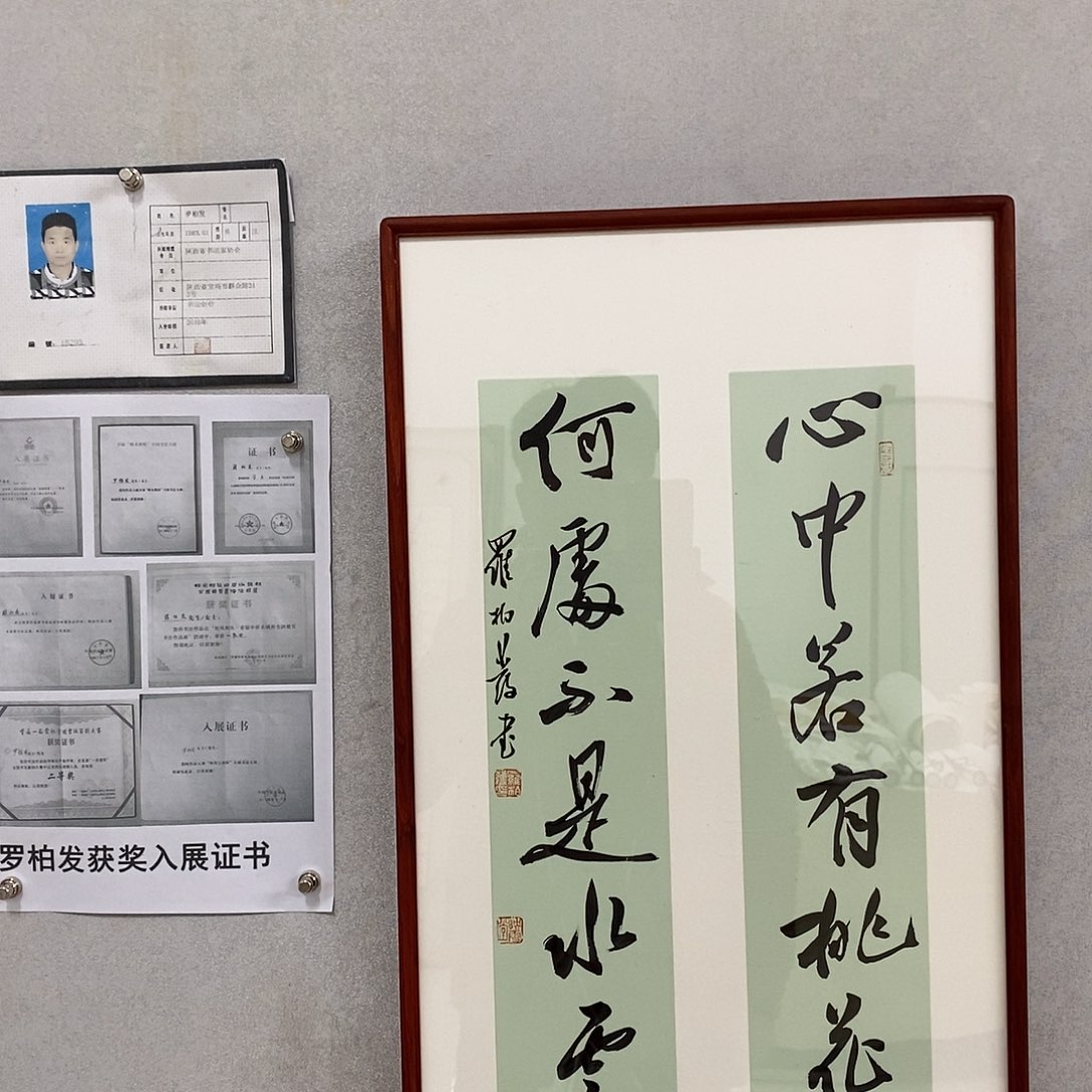 书法罗柏发老师的作品