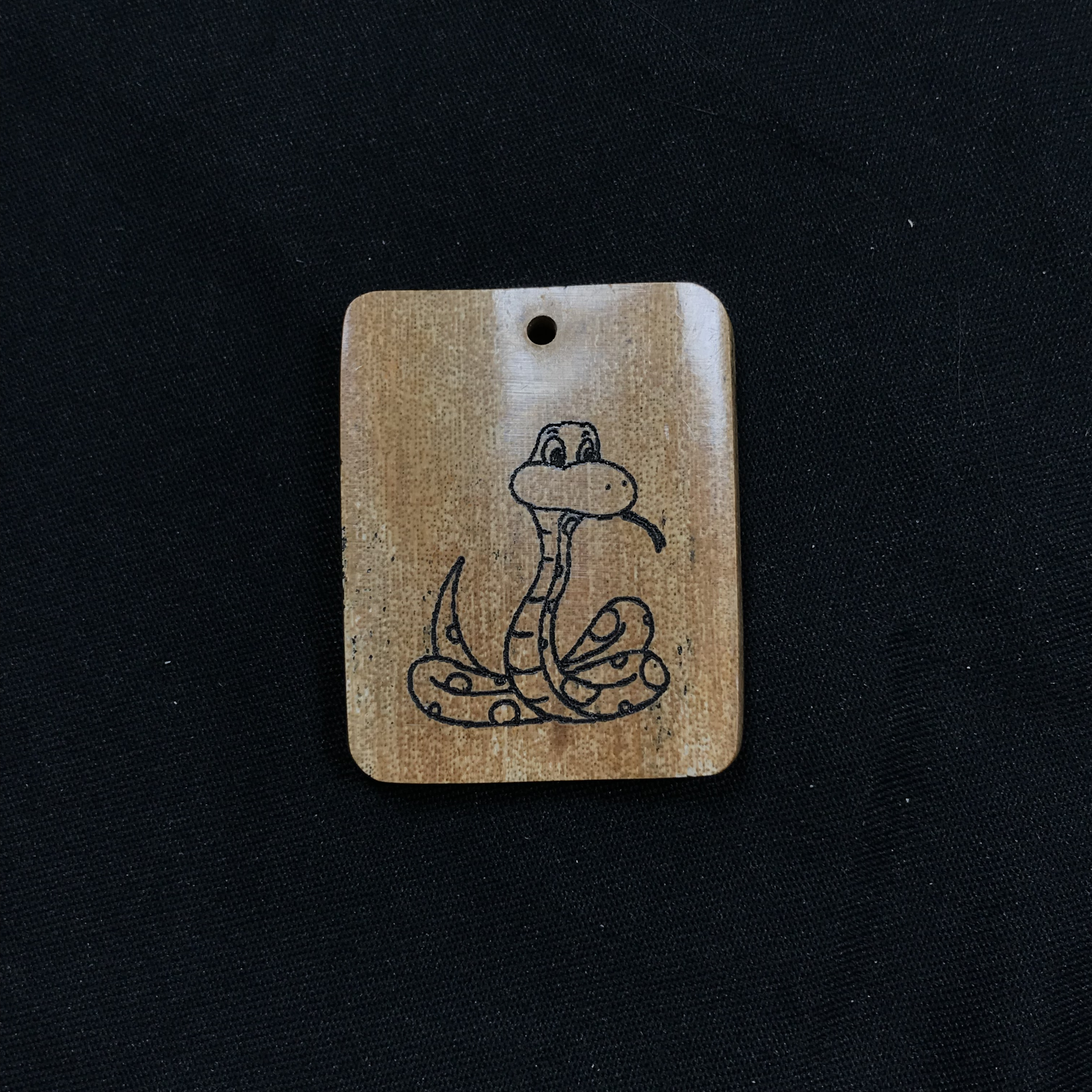 H13010 只做天然猛犸牙 生肖蛇