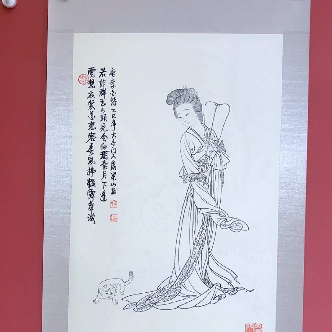 国画侯果山老师亲笔手绘作品朵 