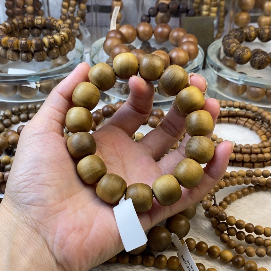 檀香木手串/手链奶香正区微瑕15/16