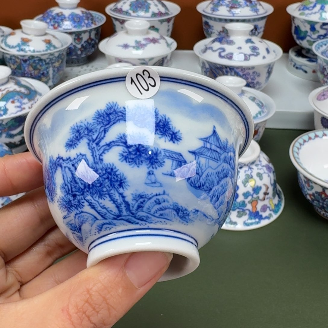 沙沙手工手绘茶具103