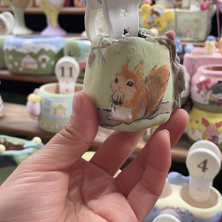 36……手工手绘花盆