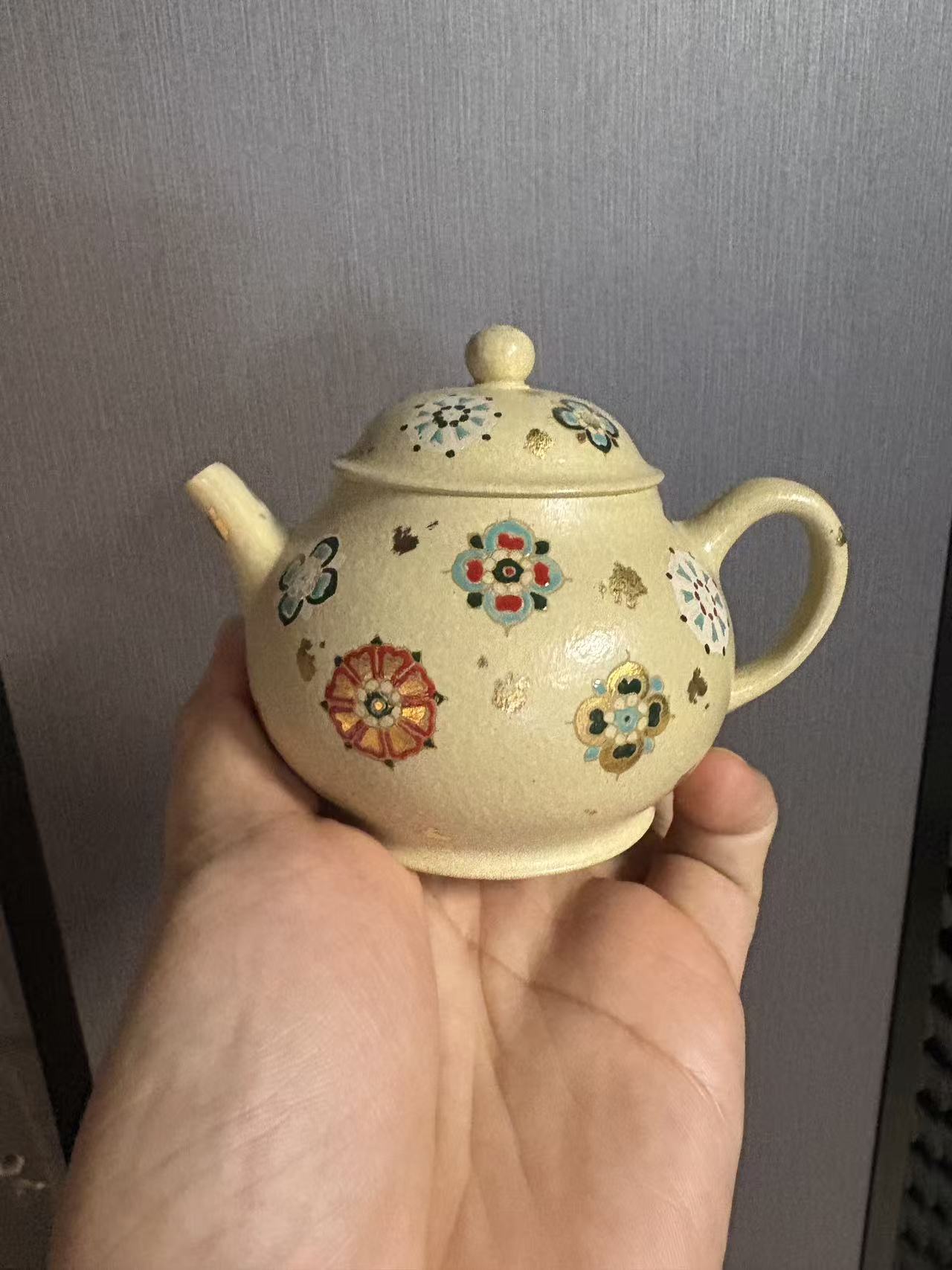 凡凡会客厅HX99 韩超 潘壶 宝相纹 本绿170cc 紫砂壶