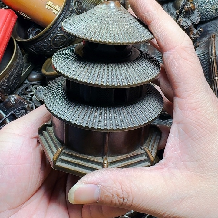 铜器摆件收收藏藏