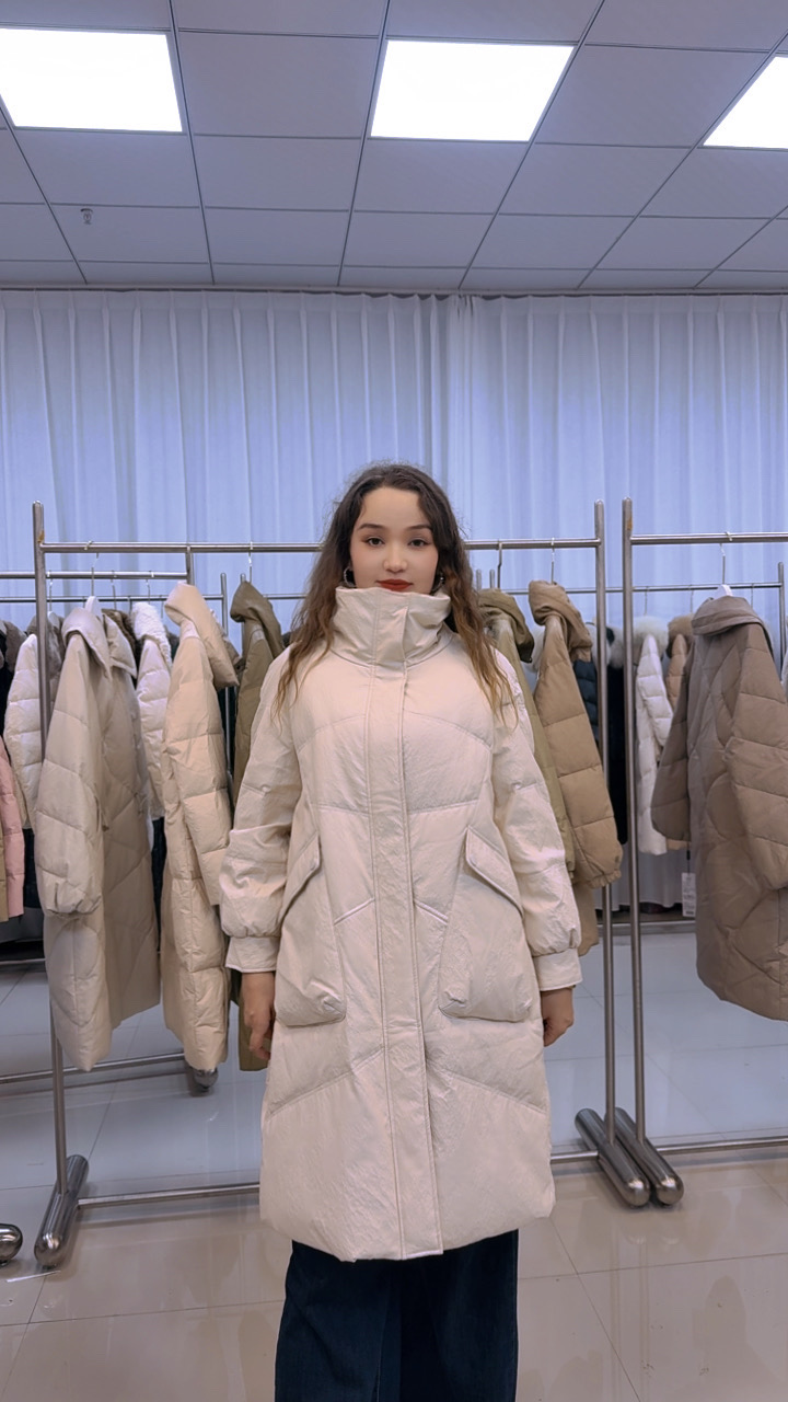 常规款长款立领保暖中长款毛领网红女装气质