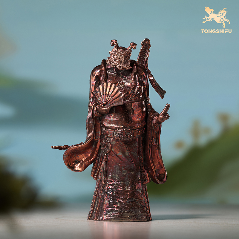 铜师傅《钟馗神威》办公室职场工位桌面小摆件 创意中国风手办