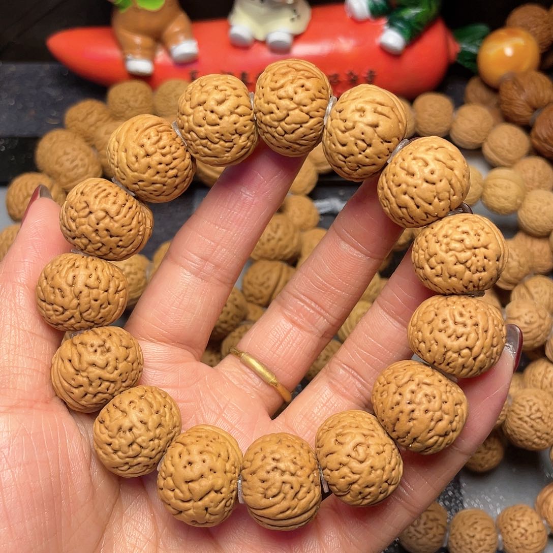 桃核手串19.8苹果园手串