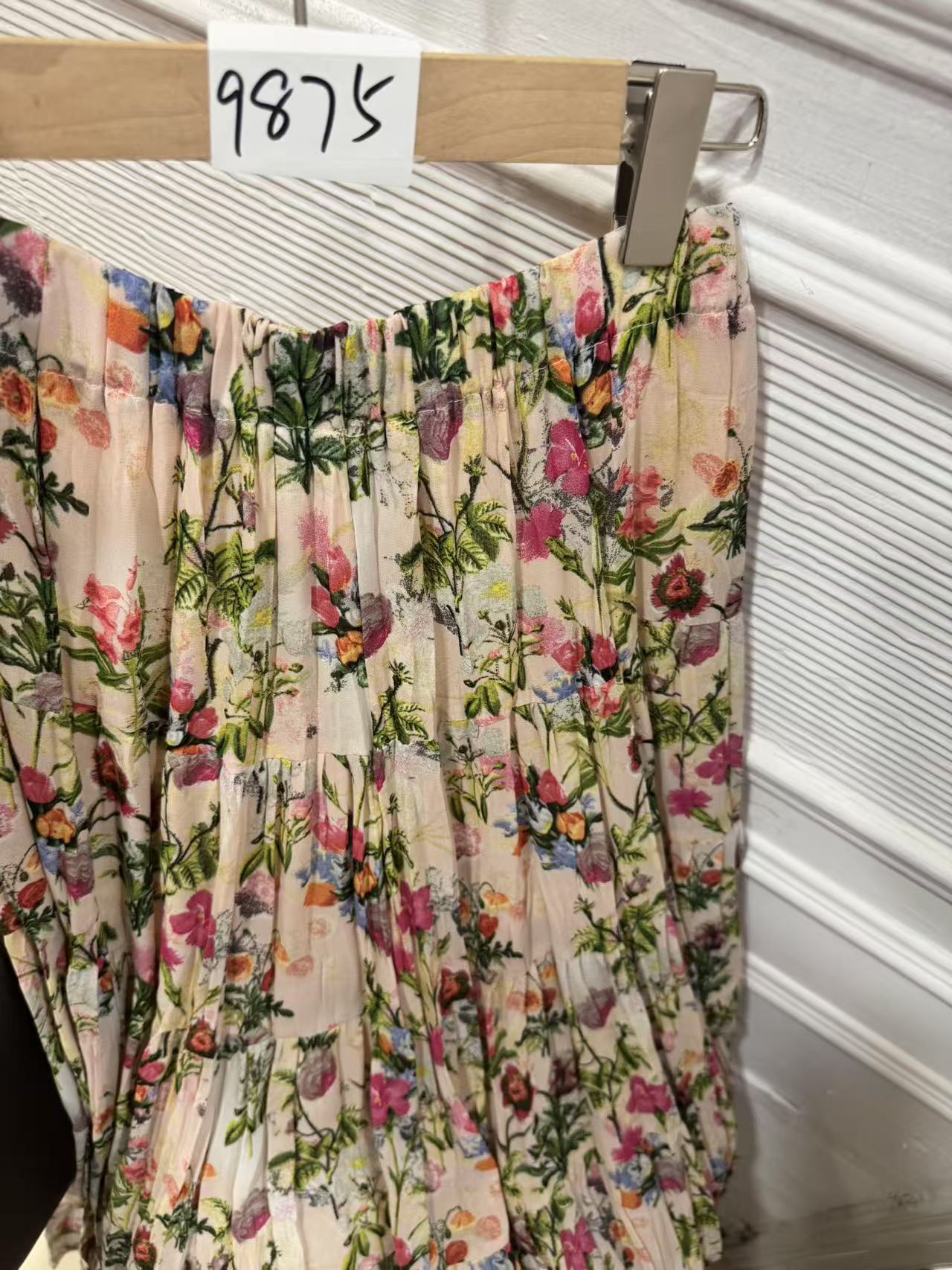 【9875】2025春季新款休闲百搭减龄碎花半裙