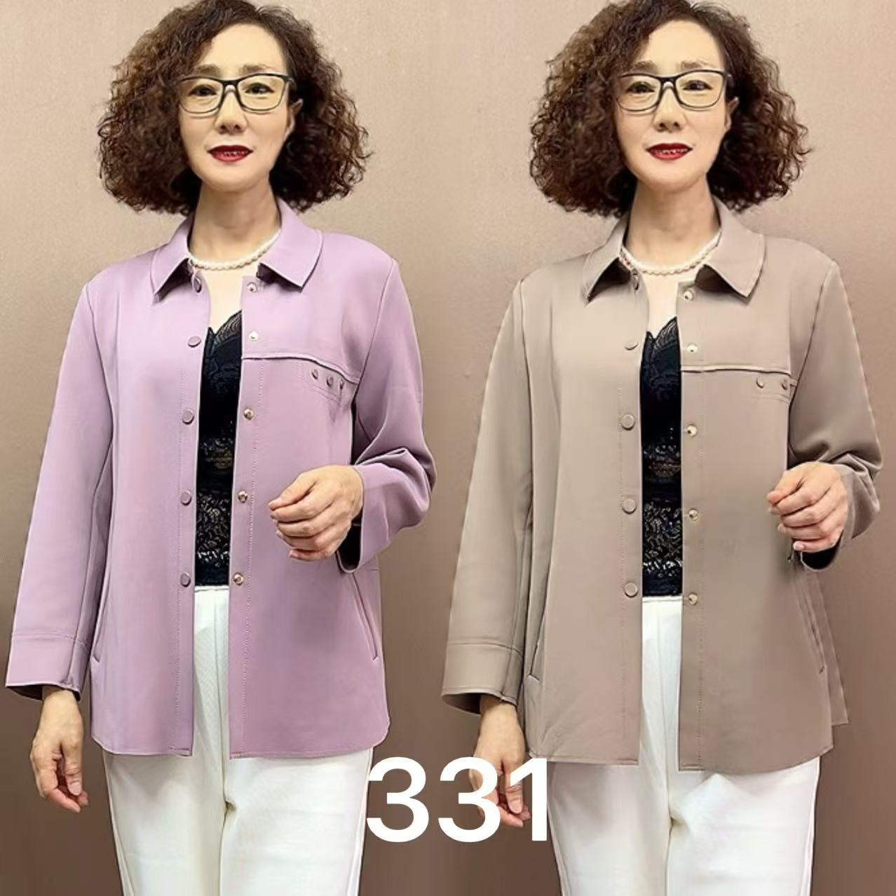 331款时尚秋季女装外套