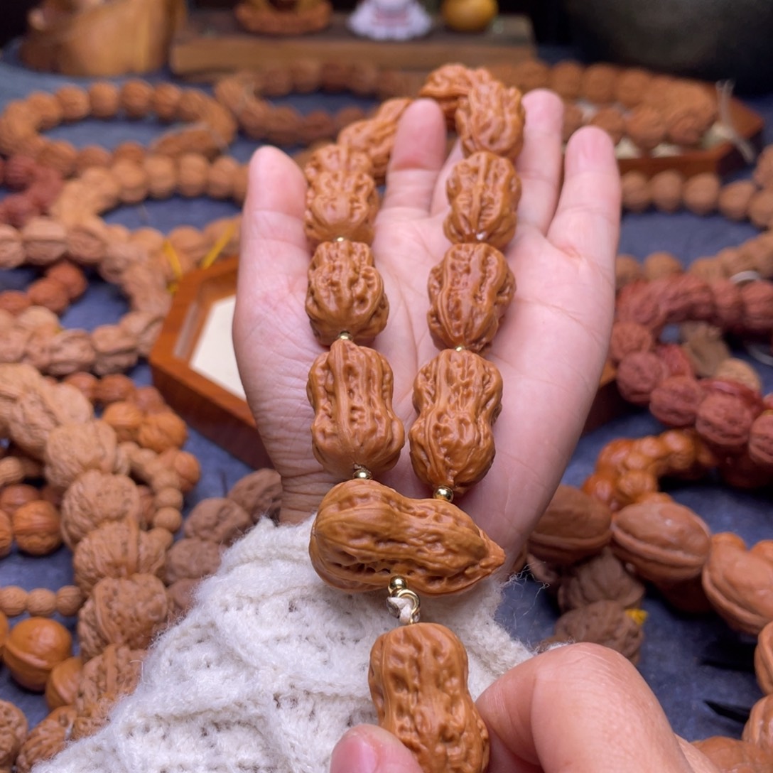 竹***雨吊坠文玩核桃秋子