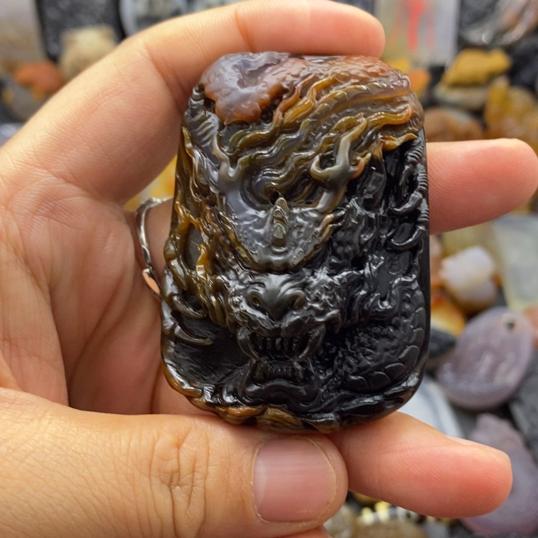 玛瑙/玉髓未镶嵌颈饰烤*腿