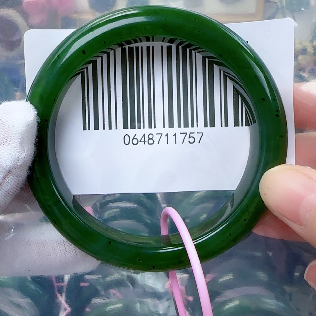 和田玉（碧玉）手镯未镶嵌5758