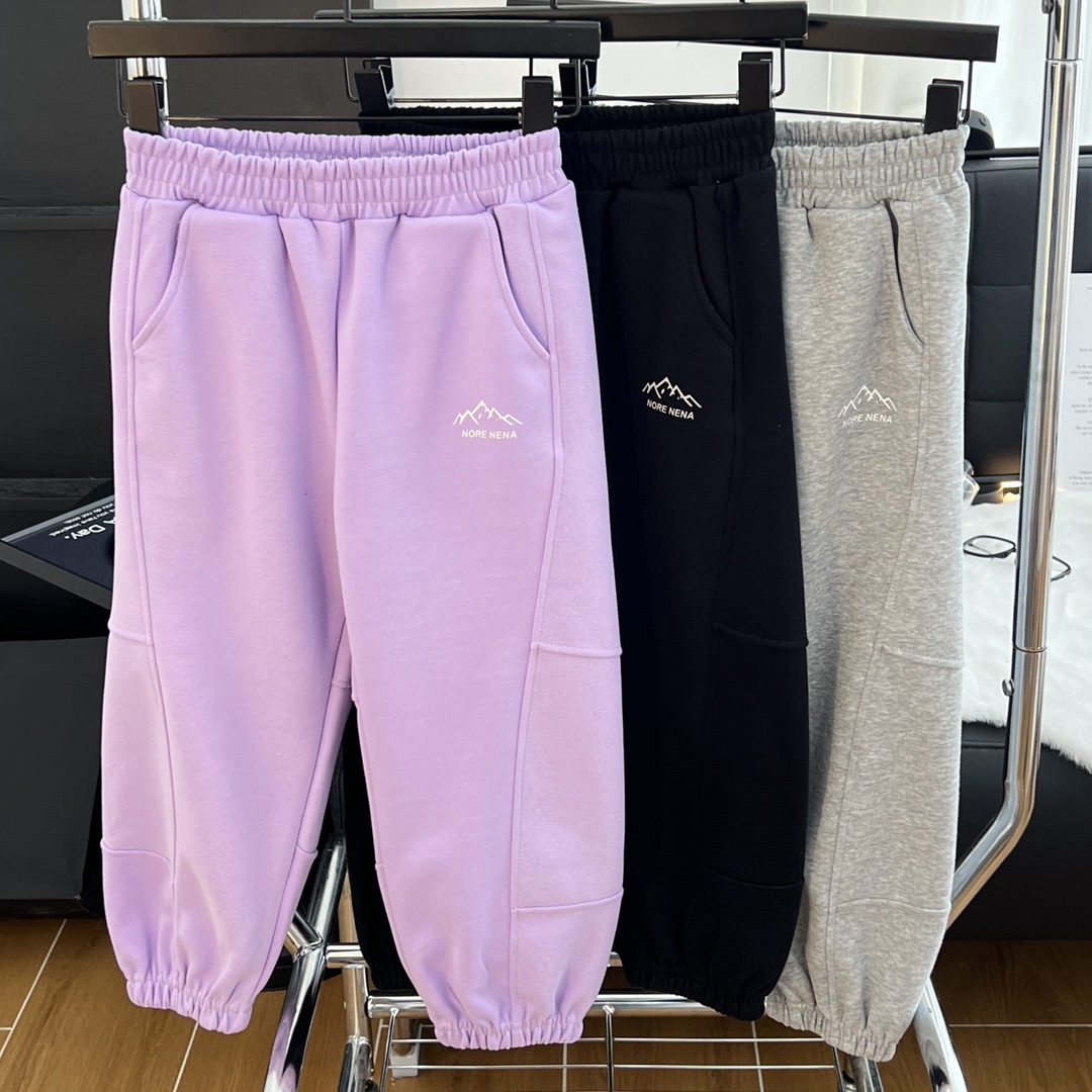 HZ儿童春季新男女童宽松束脚裤休闲运动裤长裤