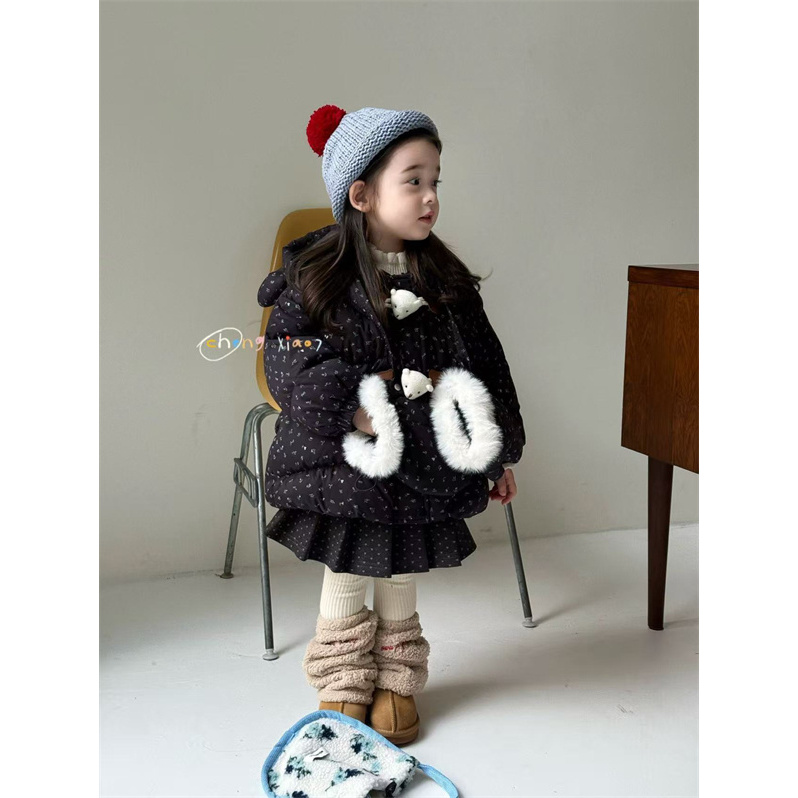  橙小7·25冬~碎花羽汉服绒XQ55508（童装汉服）