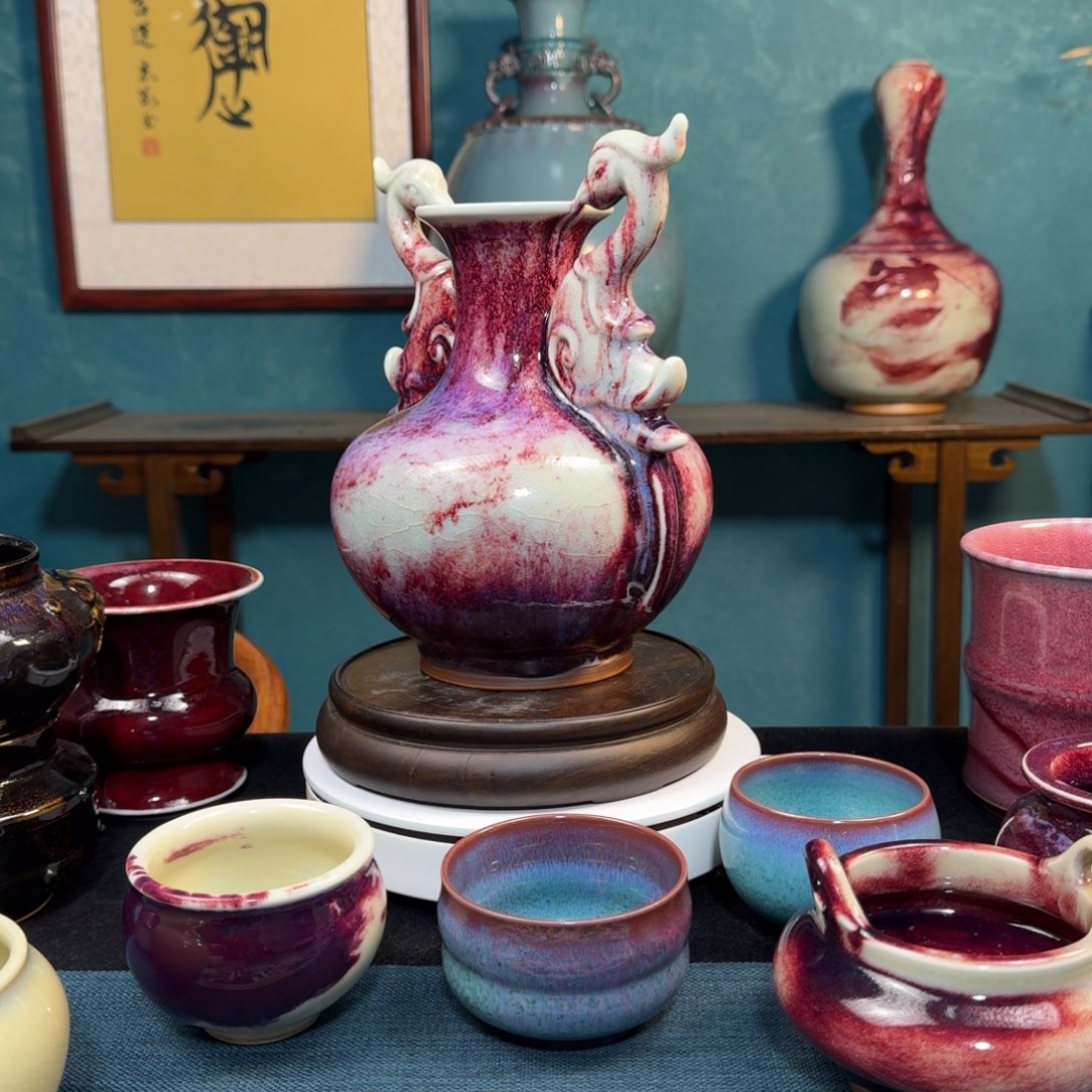 小***黑陶杯子入窑一色出窑万彩