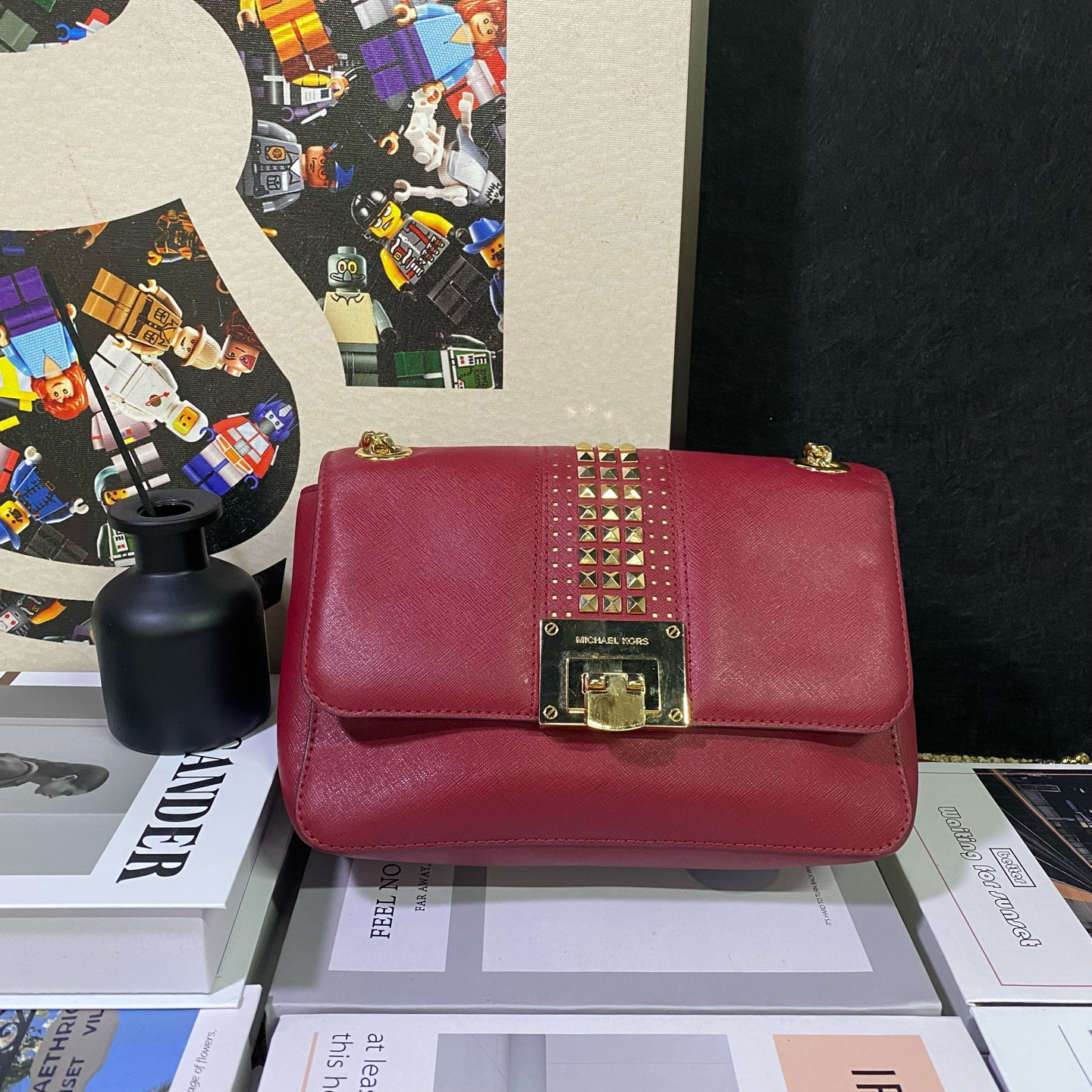 90新 MICHAEL KORS/迈克高仕 21696斜挎包23*17