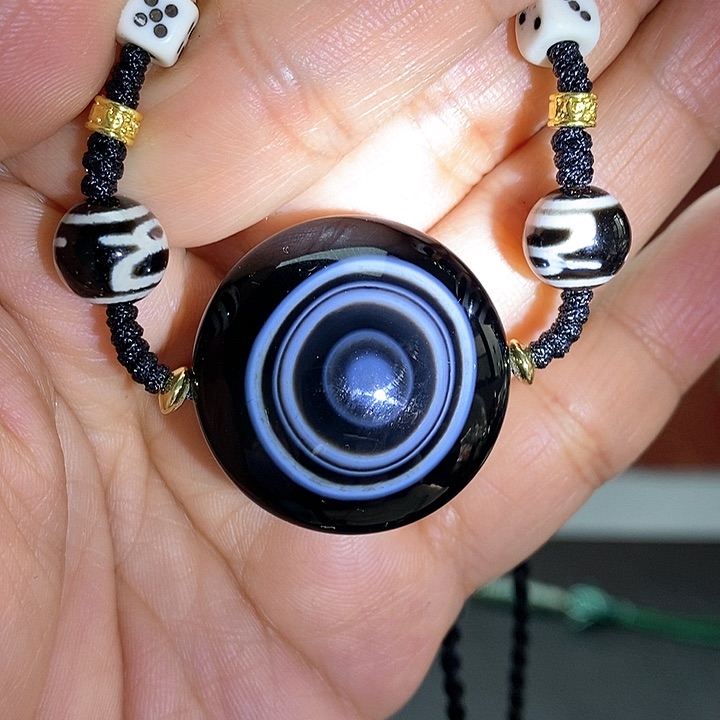 玛瑙/玉髓颈饰合金