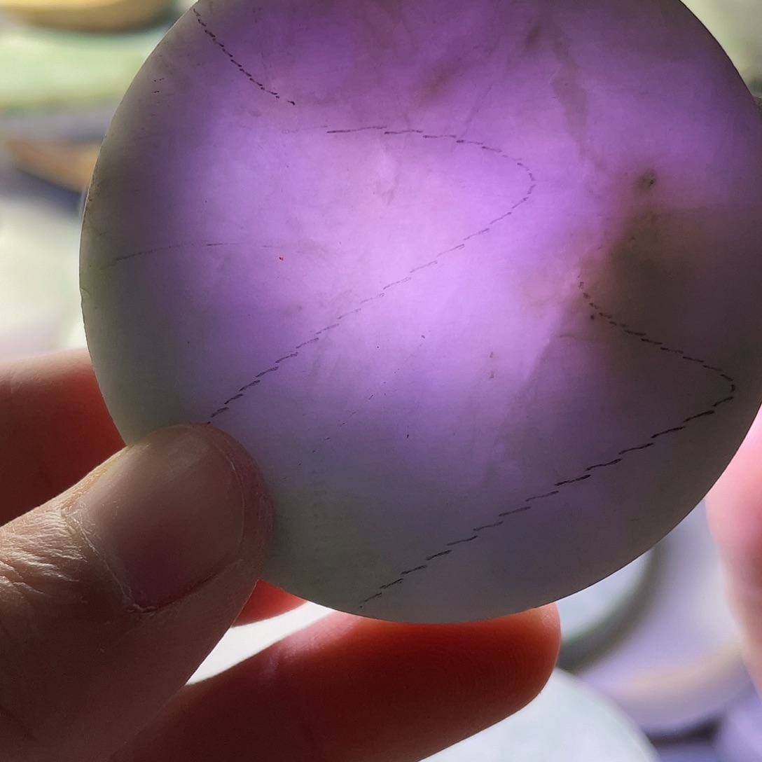 翡翠颈饰未镶嵌毛料34