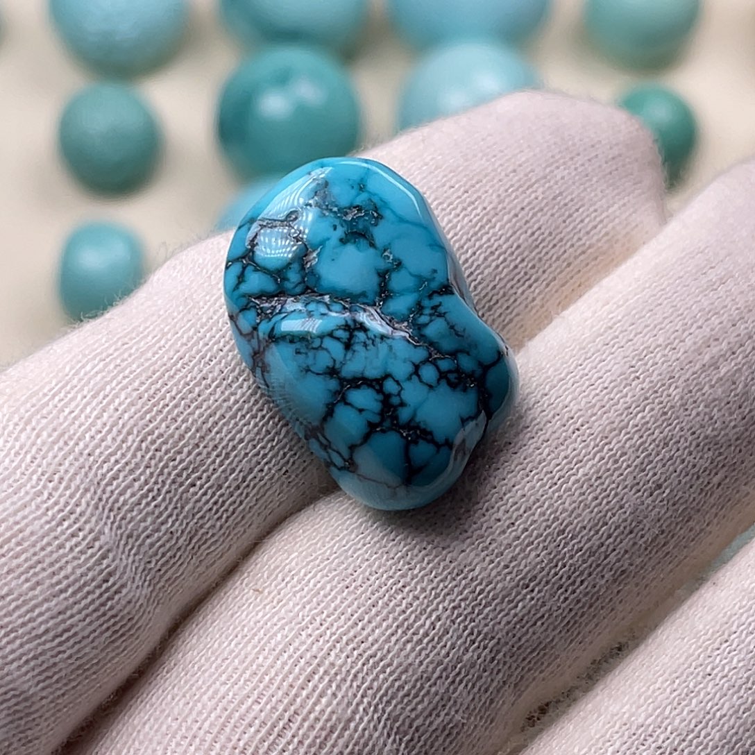 绿松石未镶嵌珠宝半成品