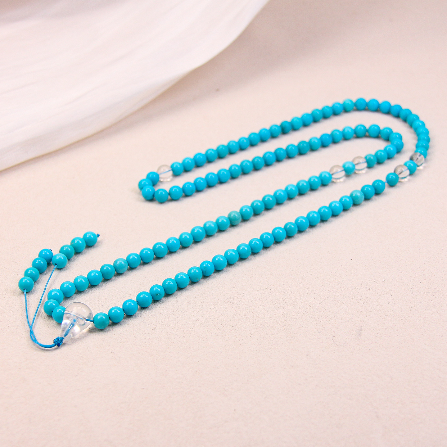 绿松石圆珠项链多样性发一 LX10-102美松