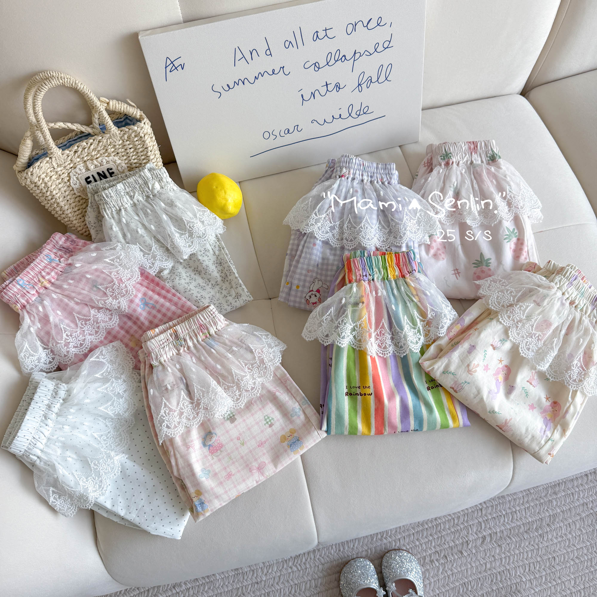 【现货】妈咪森林童装2025夏季新款屁帘防蚊裤 252-MMSL-252085