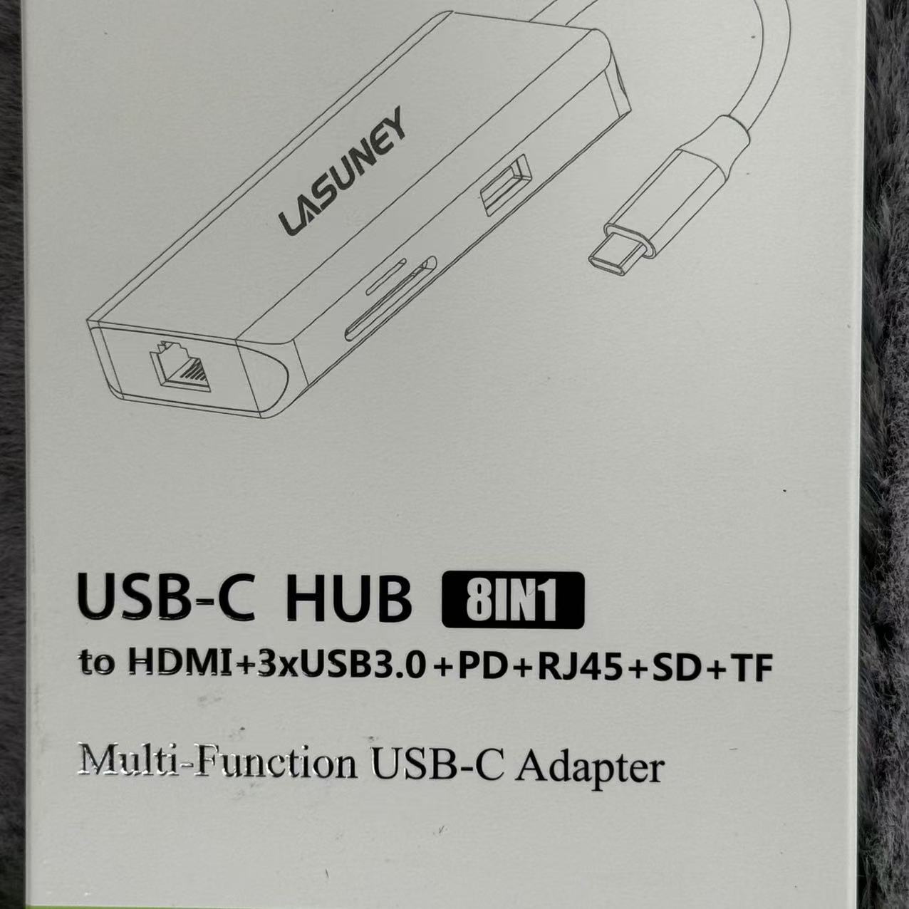 准新品  【按照主播讲解拍】8合1 多功能适配器电脑拓展坞