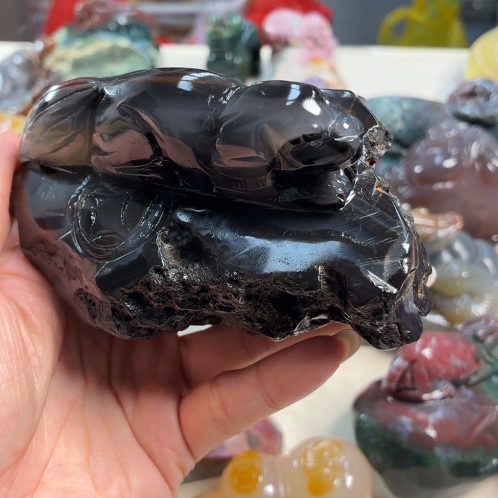 玛瑙/玉髓未镶嵌吊坠(不含链)