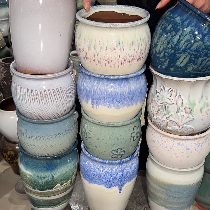 12个啦啦啦啦花盆