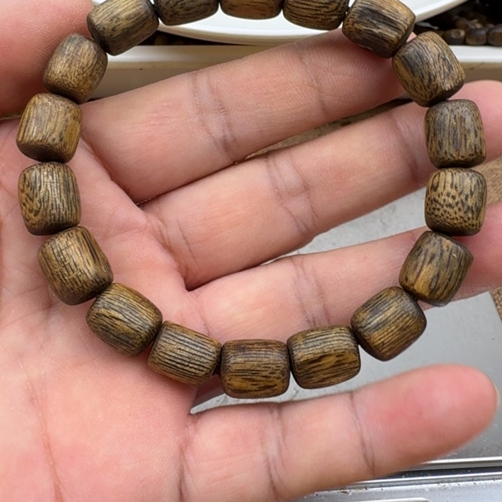 风***韵沉香手串张勺子手串9克加