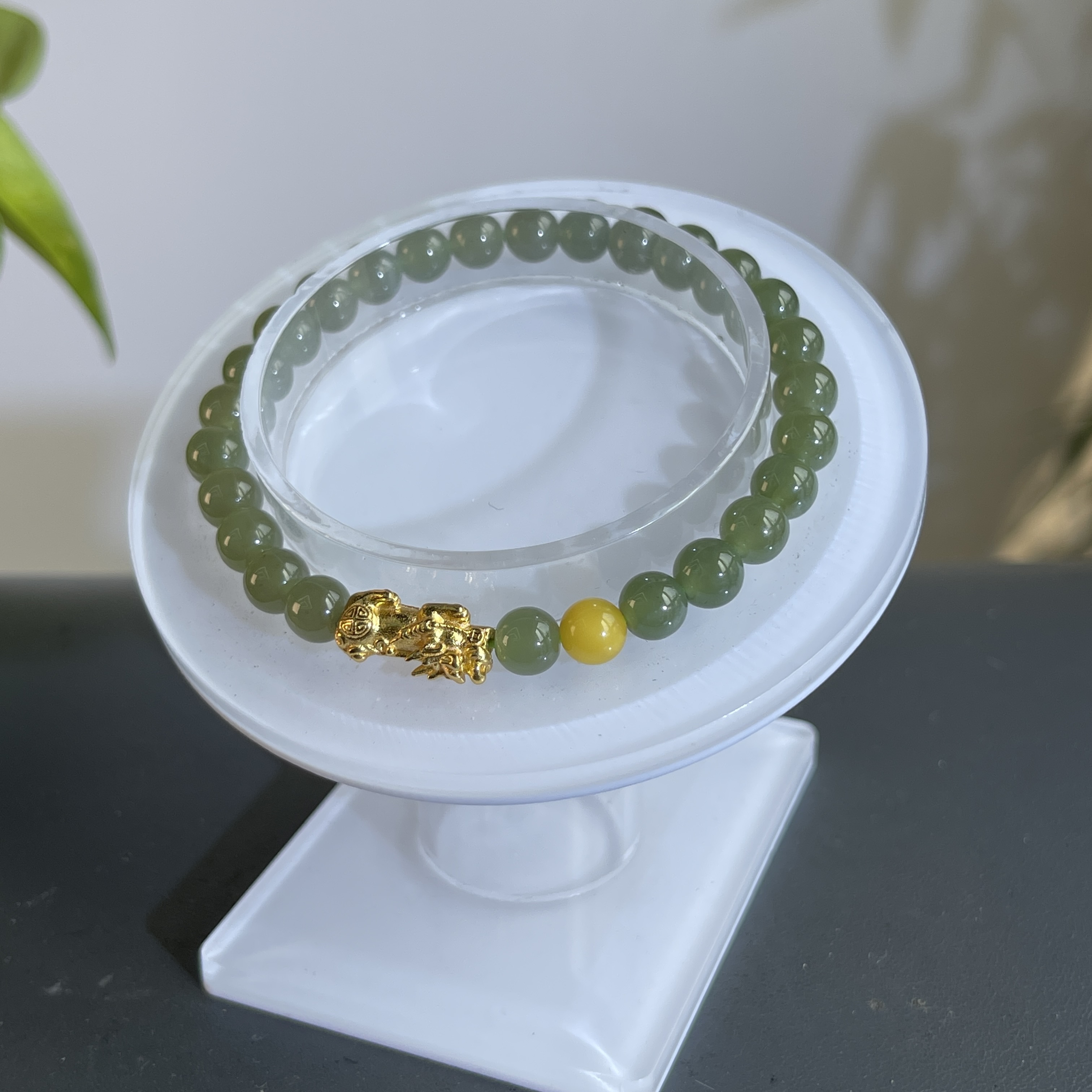 JGB17-011 和田玉-手串（含配饰）