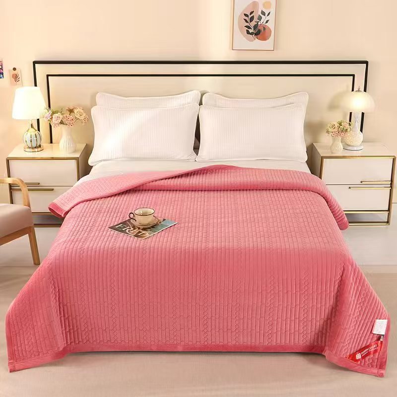 2025加厚新款牛奶绒升级款宝宝绒婴儿绒床盖