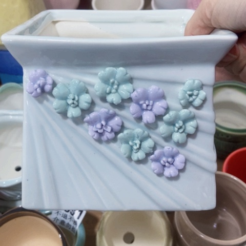 红陶陶瓷多肉花盆