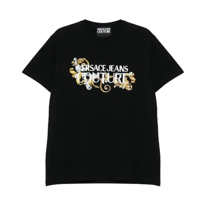 VERSACE/范思哲男款夏季圆领短袖T恤休闲日常百搭12335