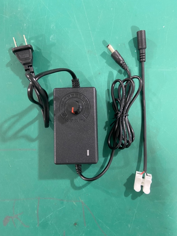 220V转3V至12V直流2A可调压调速调光电源适配器可变压器 配母头线