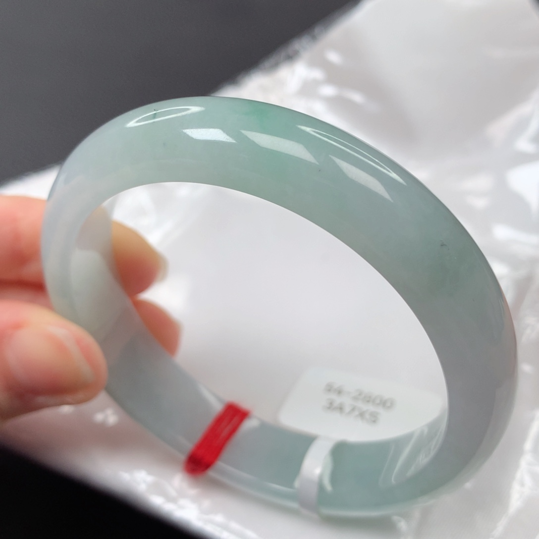 【闪购商品】翡翠手镯未镶嵌41号正圈