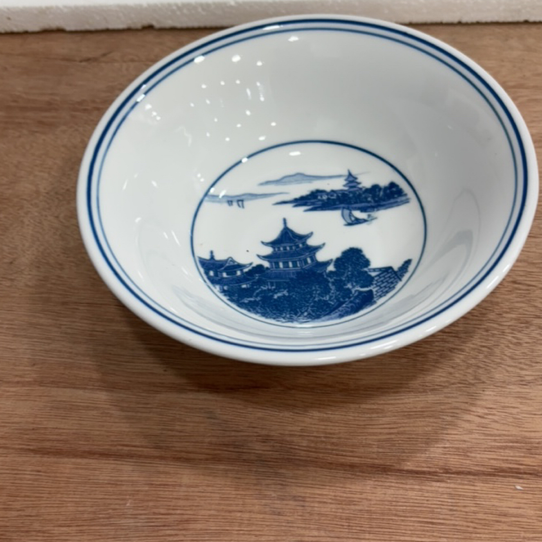 釉下五彩岳阳楼饭碗15 C m