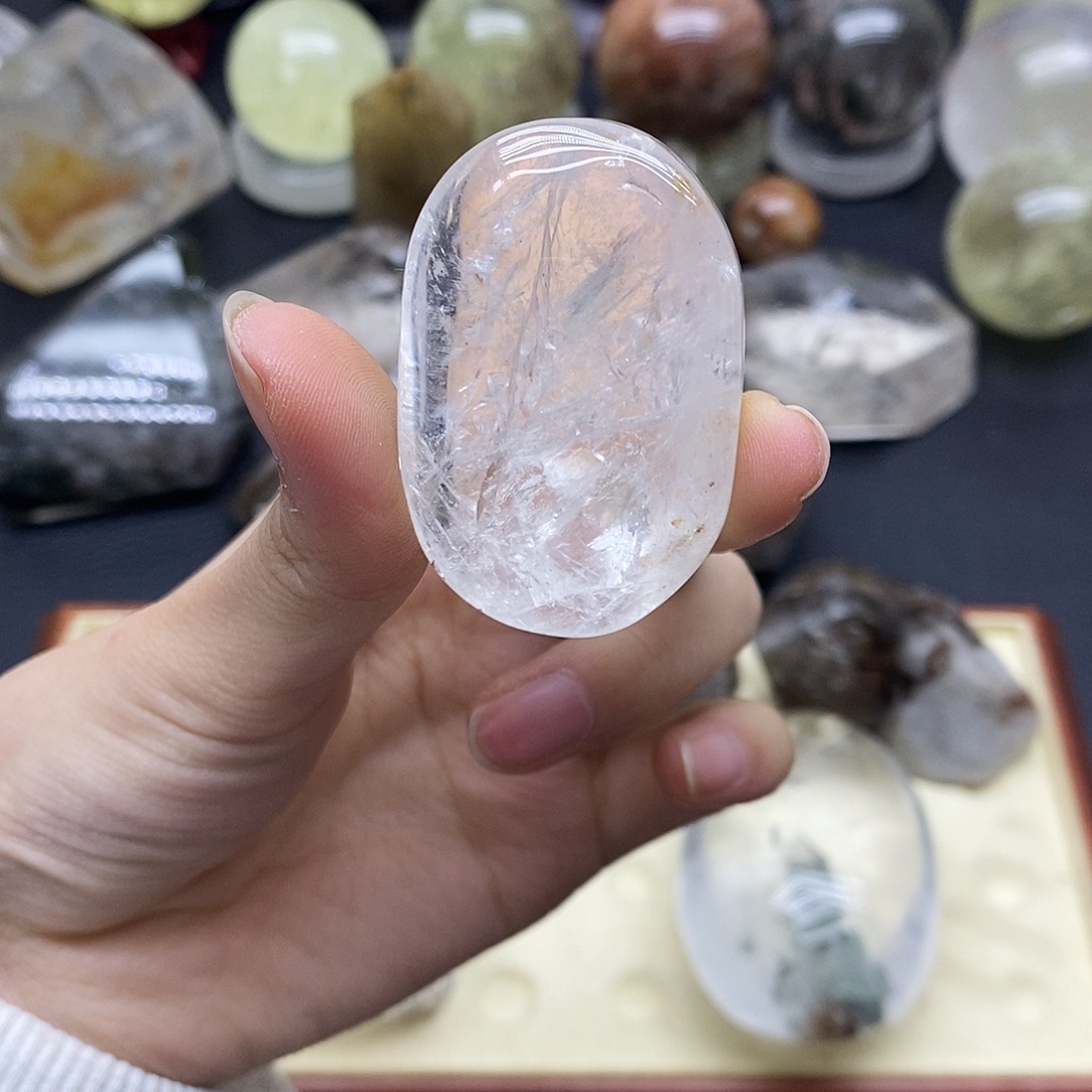 水晶珠宝半成品未镶嵌250水晶石