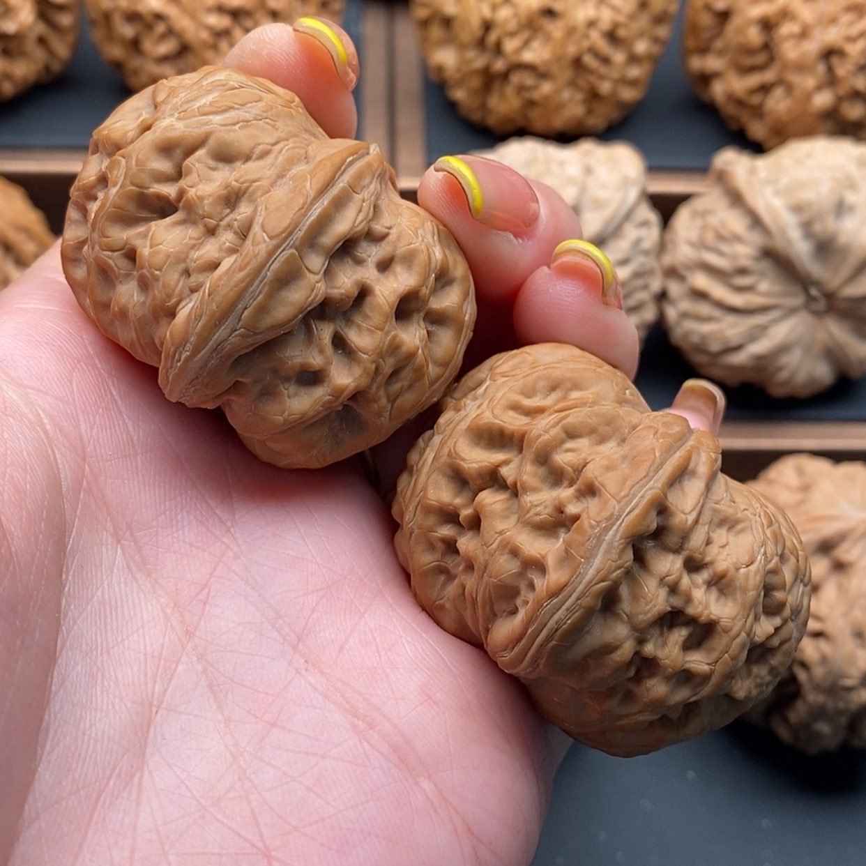 【闪购商品】文玩核桃把件元宝43