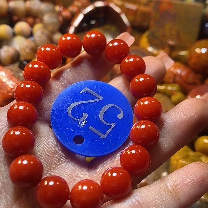 风***暴玛瑙/玉髓未镶嵌手链