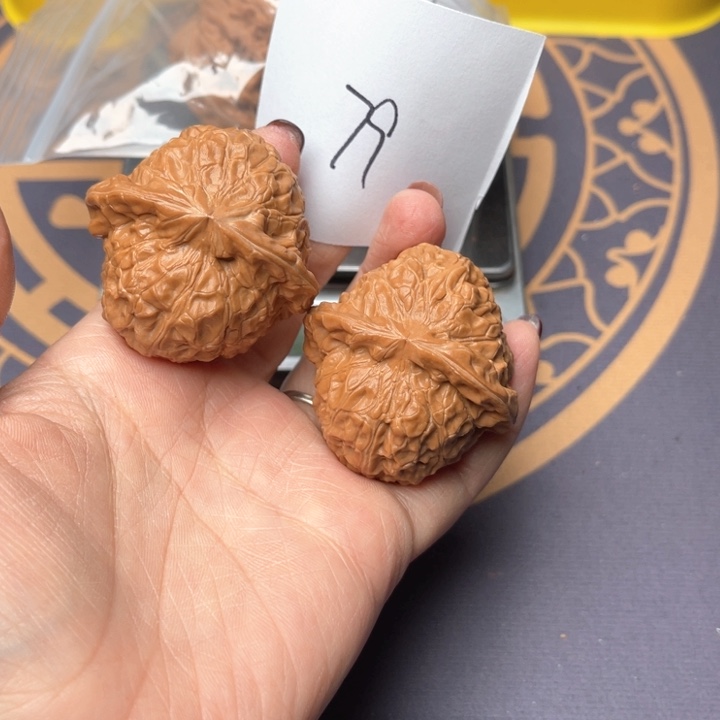 文玩核桃把件43南瓜墩
