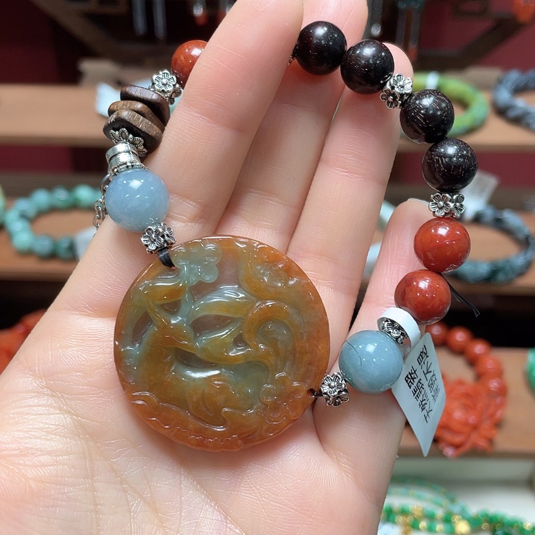 翡翠未镶嵌手链饰品