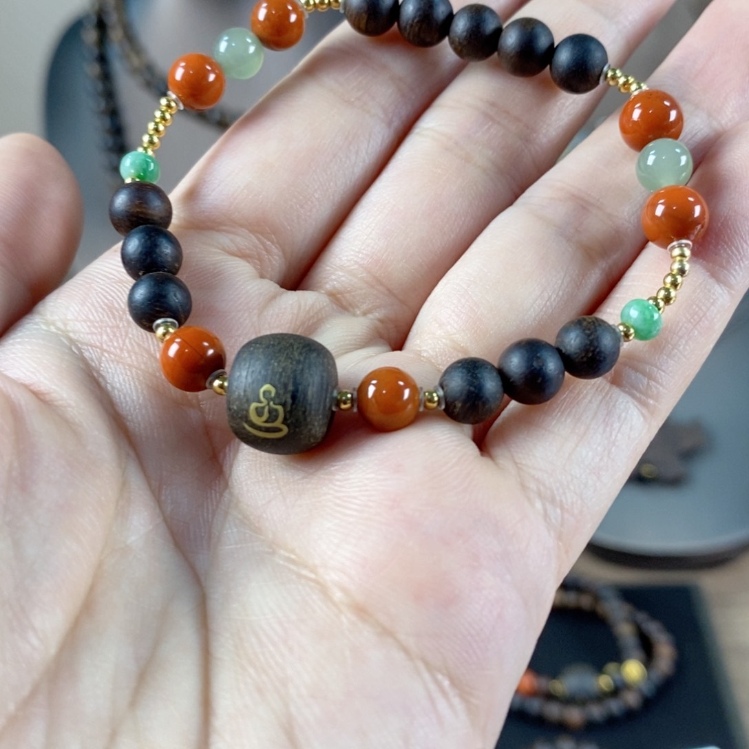 沉香手串达拉干卡6mm单圈